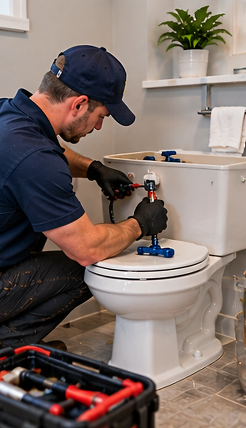 Plumber repairing household piping during gas line repair & leak detection service in Ridgewood, NJ